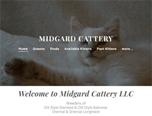 Tablet Screenshot of midgardcattery.com